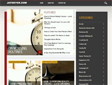 Tablet Screenshot of jayneyer.com